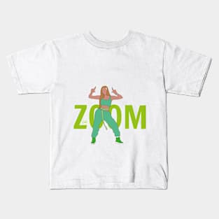 fanart silhouette of jessie in the zoom era Kids T-Shirt